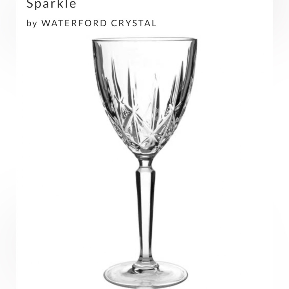 Marquis by Waterford ‘Sparkle’ Pattern Wine Glass / Water Goblet